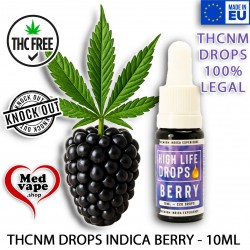 THCNM HIGH LIFE DROPS INDICA BERRY - 10ML weed drops thc legal marijiana
